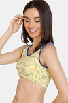 Zivame Girls Tom & Jerry Double Layered Non Wired Full Coverage Bra - Pale Marigold — thumbnail 3